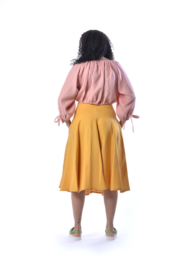 Eliza Faulkner Designs Inc. Skirts Sunshine Linen Berkley Skirt