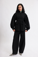 COMING SOON - Laurence Jacket in Organic Black Cotton