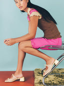 EF x Maguire Shoes COMING SOON - Curia Heeled Sandal in Banana