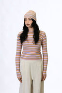 Eliza Faulkner Designs Inc. Beanie in Pink Stripe