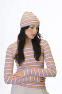Eliza Faulkner Designs Inc. Beanie in Pink Stripe