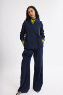 Eliza Faulkner Designs Inc. Blythe Blazer Navy Pinstripe