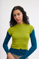 Eliza Faulkner Designs Inc. Candice Top Lime