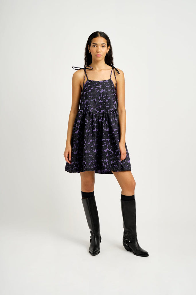 Eliza Faulkner Designs Inc. Dresses Amy Dress Jacquard Purple