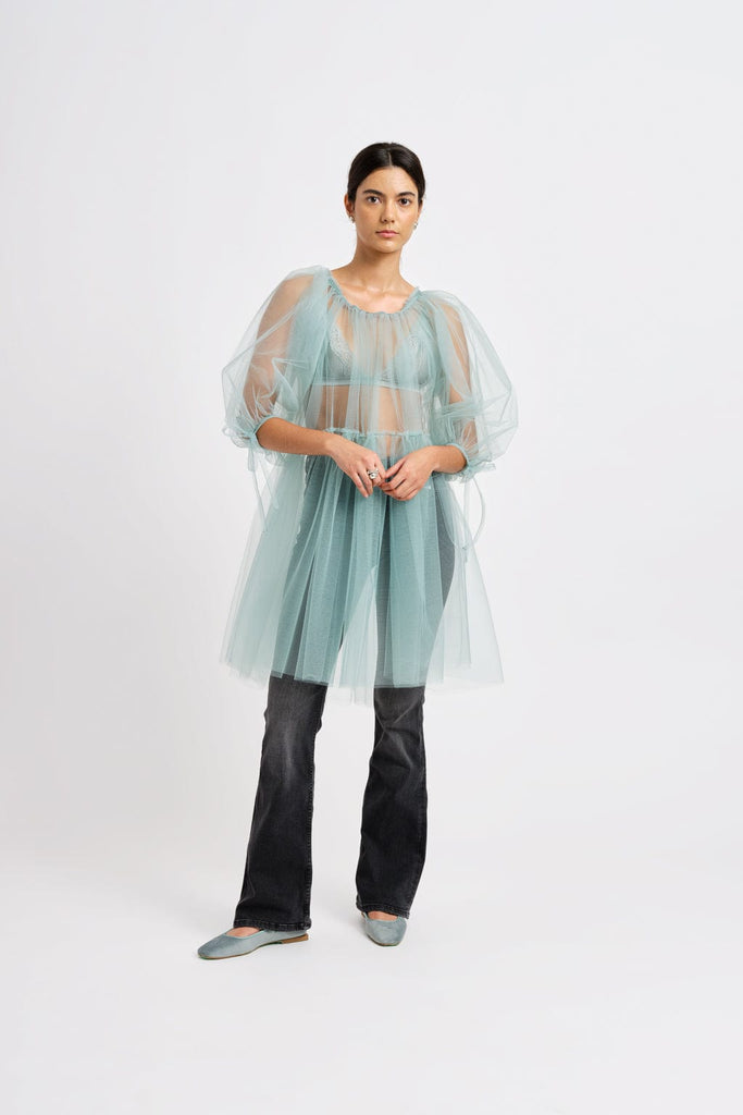 Eliza Faulkner Designs Inc. Dresses Fiona Seafoam Tulle Dress