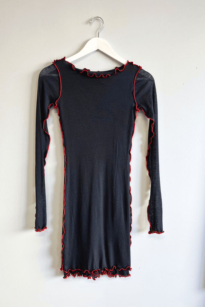 Eliza Faulkner Designs Inc. Dresses XS-S Sample Longsleeves Dress Navy