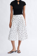 Eliza Faulkner Designs Inc. Frances Short White Polka Dot