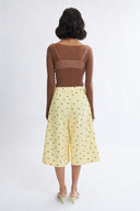 Eliza Faulkner Designs Inc. Frances Short Yellow Polka Dot