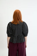 Eliza Faulkner Designs Inc. Georgie Top Black Floral