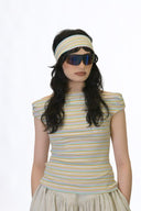 Eliza Faulkner Designs Inc. Headband in Off-White Stripe