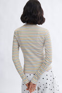 Eliza Faulkner Designs Inc. Jamie Top Off White Stripe