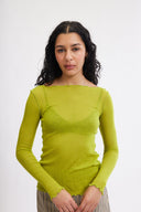 Eliza Faulkner Designs Inc. Jess Top Lime