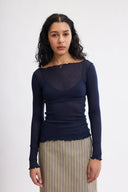Eliza Faulkner Designs Inc. Jess Top Navy