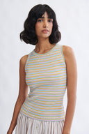Eliza Faulkner Designs Inc. Linnea Tank Off White Stripe
