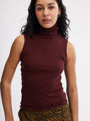 Eliza Faulkner Designs Inc. Loulou Top Oxblood