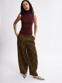 Eliza Faulkner Designs Inc. Loulou Top Oxblood