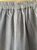 Eliza Faulkner Designs Inc. M - Discoloration. 100% Linen Pre-loved Sample Romy Pant Storm Blue Linen - Size XS - M