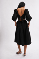 Eliza Faulkner Designs Inc. Maria Dress in Black Cotton