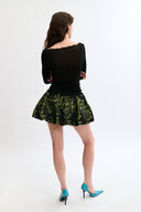Eliza Faulkner Designs Inc. Mini Skirts Olivia Skirt Green