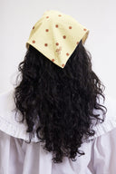 Eliza Faulkner Designs Inc. One Size Headscarf Yellow Polka Dot