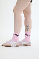 Eliza Faulkner Designs Inc. one size Logo Socks Pink
