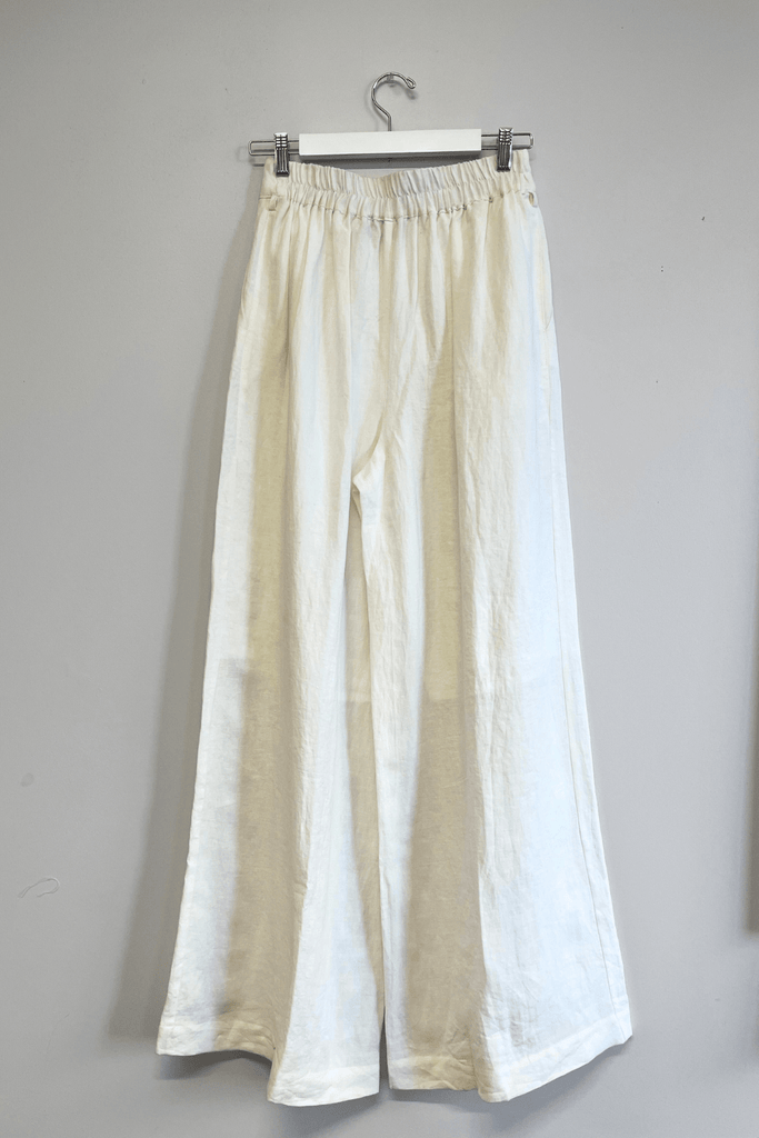 Eliza Faulkner Designs Inc. Pants 6 Sample Romy Pant White Linen