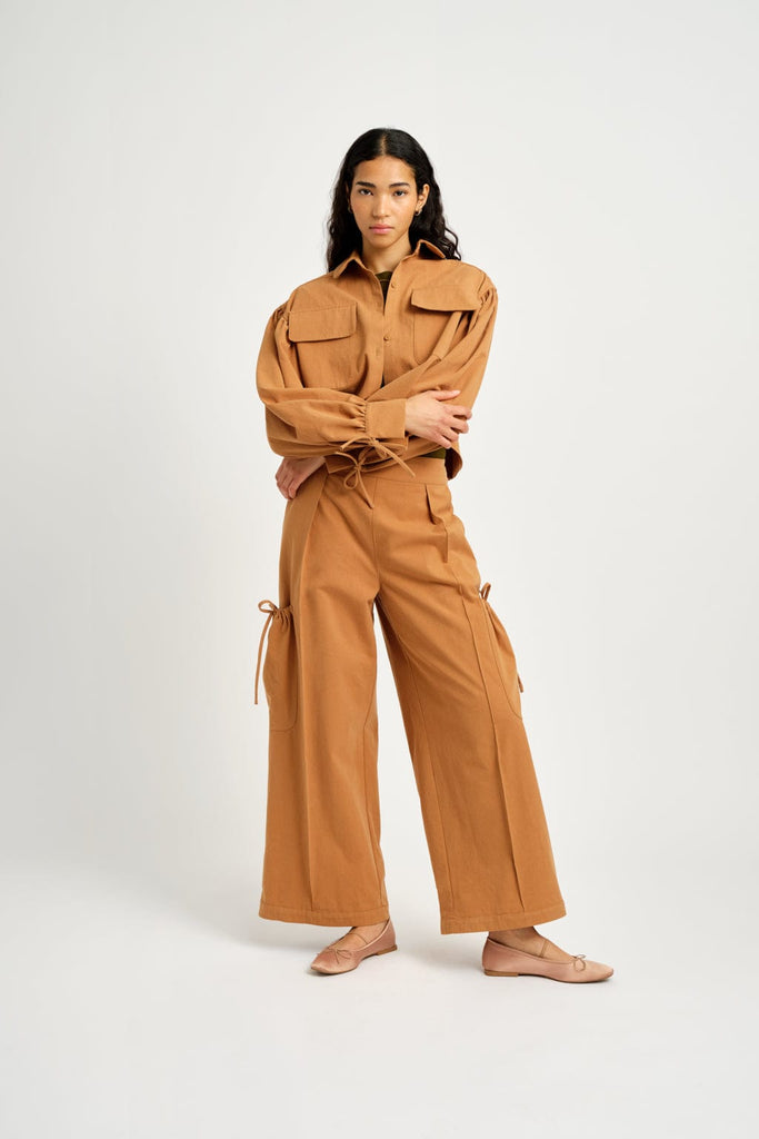 Eliza Faulkner Designs Inc. Pants Brodie Pant Brown