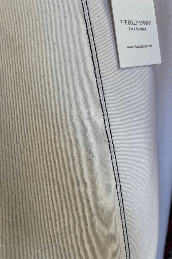 Eliza Faulkner Designs Inc. Pants S Imperfect Winnie Skirt Cream Twill