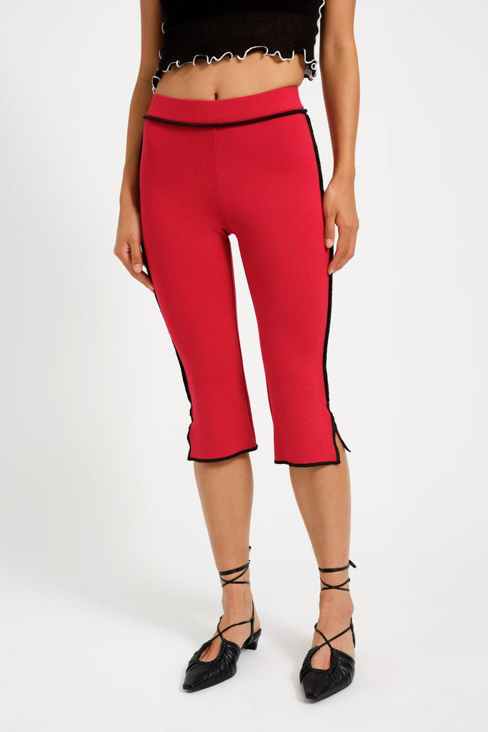 Eliza Faulkner Designs Inc. Pants Serena Legging Red