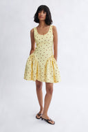 Eliza Faulkner Designs Inc. Poppy Dress Yellow Polka Dot