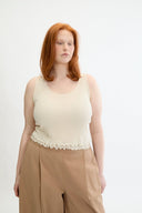 Eliza Faulkner Designs Inc. Shirts & Tops Becca Tank Cream