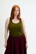 Eliza Faulkner Designs Inc. Shirts & Tops Becca Tank Dark Green