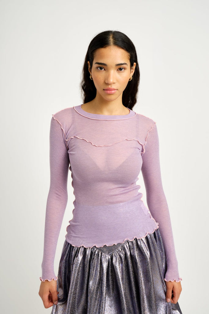 Eliza Faulkner Designs Inc. Shirts & Tops Delia Top Lilac