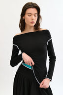 Eliza Faulkner Designs Inc. Shirts & Tops Heidi Top Black