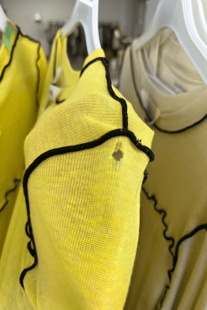 Eliza Faulkner Designs Inc. Shirts & Tops Imperfect Delia Top Yellow