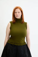 Eliza Faulkner Designs Inc. Shirts & Tops Loulou Top Dark Green