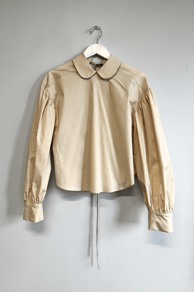 Eliza Faulkner Designs Inc. Shirts & Tops S-M Sample Leni Shirt Beige