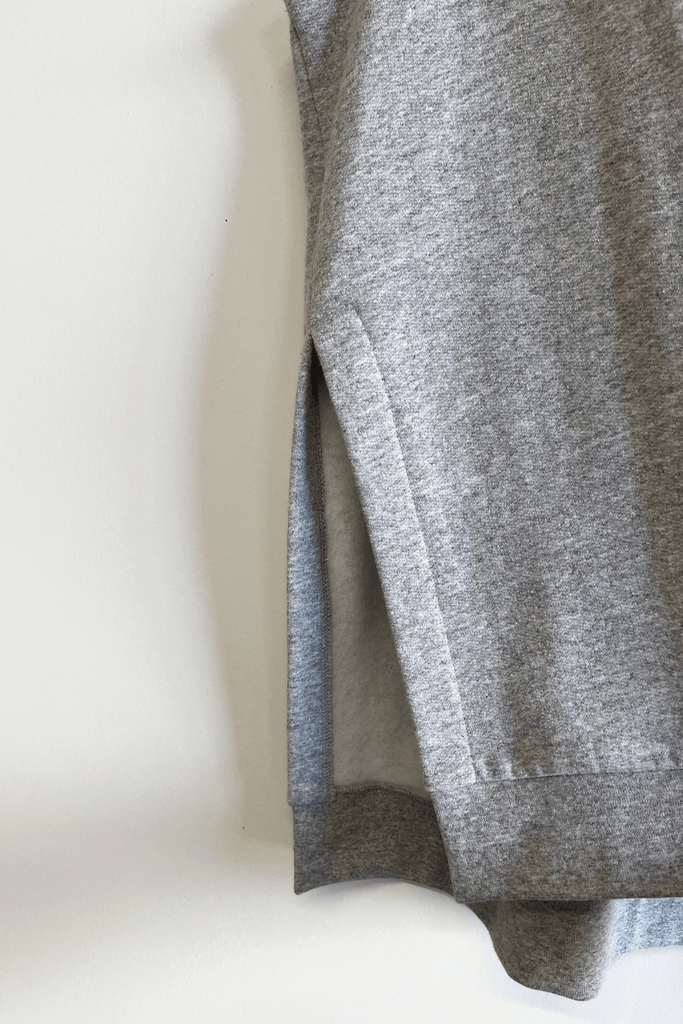 Eliza Faulkner Designs Inc. Shirts & Tops S Sample Fleece Vest Top Grey