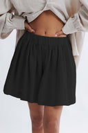 Eliza Faulkner Designs Inc. Shorts Jeanette Short Black Linen