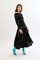 Eliza Faulkner Designs Inc. Skirts Florence Skirt Black