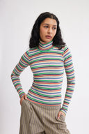 Eliza Faulkner Designs Inc. Toni Top Multi Stripe