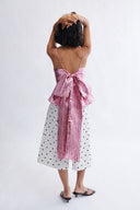 Eliza Faulkner Designs Inc. Tops Agnes Top in Pink Metallic