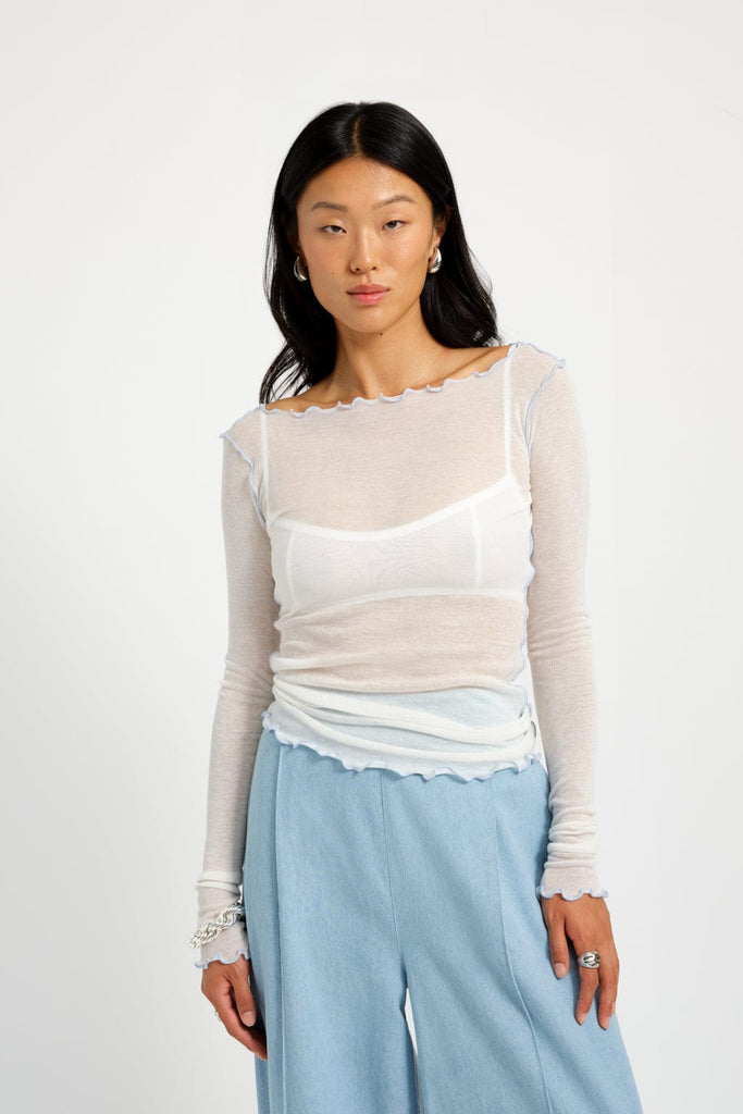 Eliza Faulkner Designs Inc. Tops Jess Top White