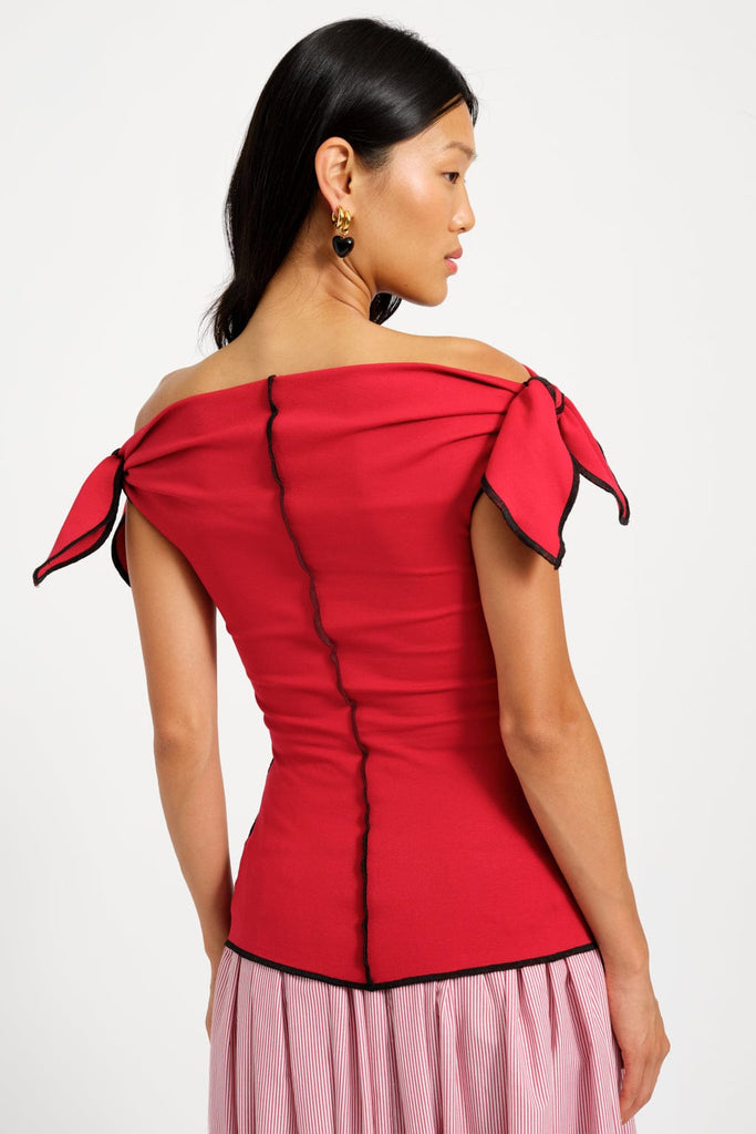 Eliza Faulkner Designs Inc. Tops Pepper Top Red