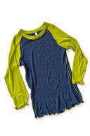 Eliza Faulkner Designs Inc. Tops Robin Top in Slate and Lime