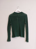 Eliza Faulkner Designs Inc. Tops Small Pre-loved Pippa Top Green Size - S