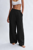 Eliza Faulkner Designs Inc. Yves Pant Black Linen