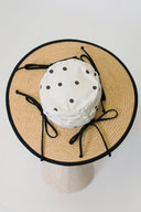 Heirloom Hats Accessories Heirloom Hats Rosemary Straw Hat in Cookies and Cream