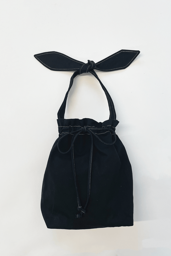 Eliza Faulkner Designs Inc. Bags Bunny Tote Bag Black Twill