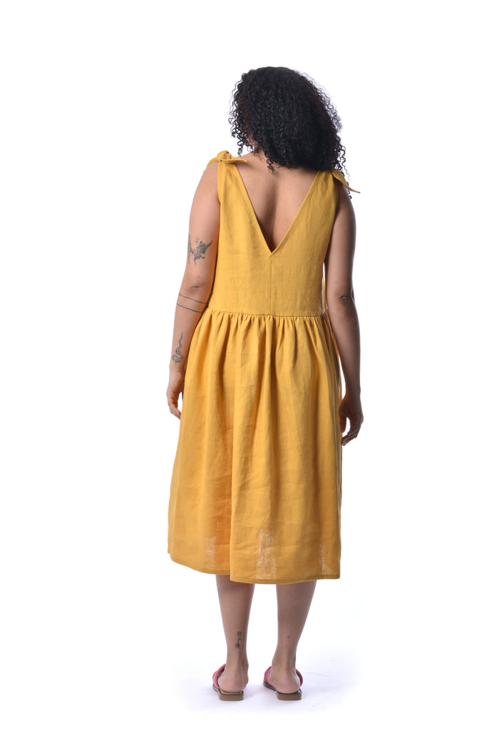 Eliza Faulkner Designs Inc. Dress Sunshine Linen Bunni Dress